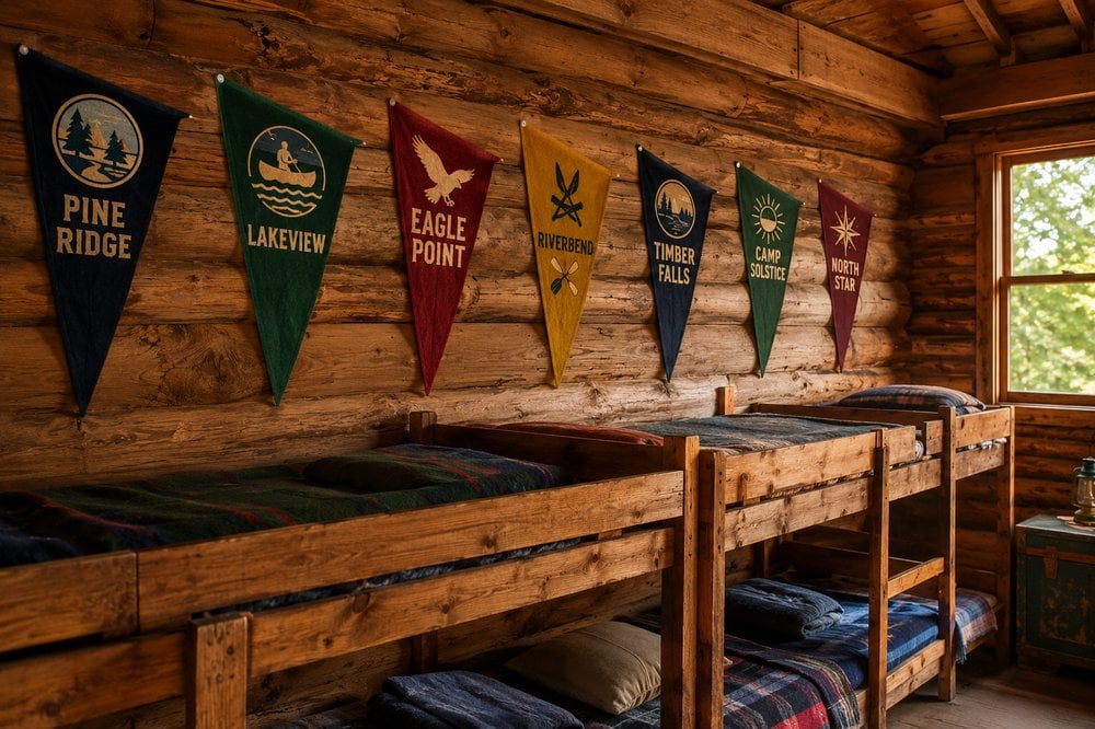 Summer camp pennants